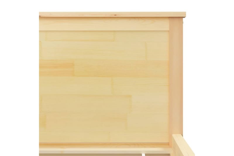 Sengeramme heltre furu 200x200 cm - Brun - Møbler - Senger - Sengeramme & sengestamme