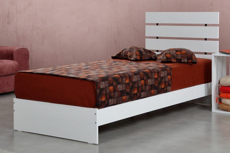 Sengeramme Montek 120x200 cm - Hvit - Møbler - Senger - Sengeramme & sengestamme