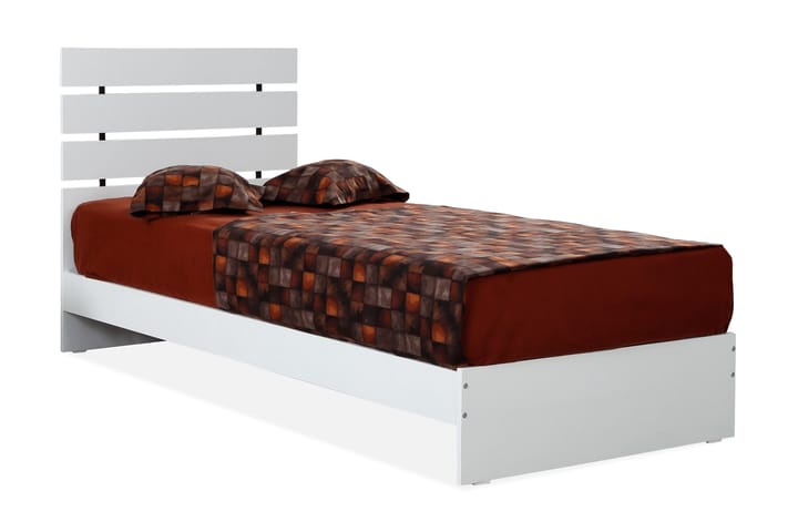Sengeramme Montek 90x200 cm - Hvit - Møbler - Senger - Sengeramme & sengestamme