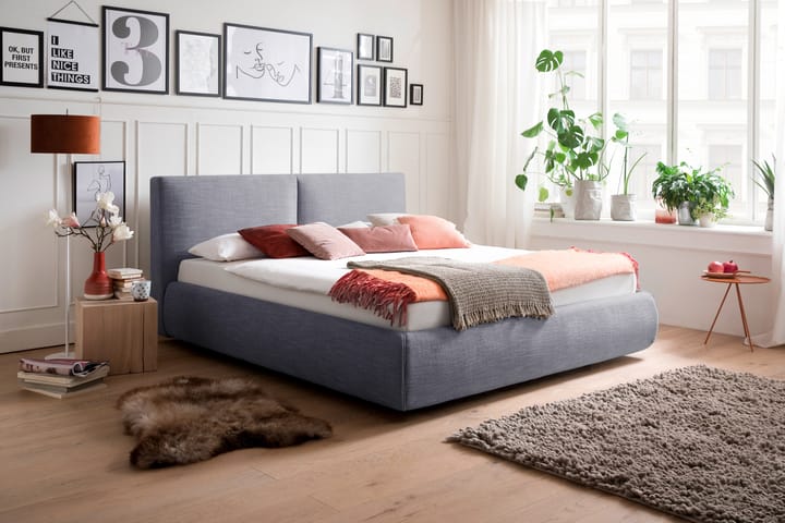 Sengeramme Panara 180x200 cm - Blå - Møbler - Senger - Sengeramme & sengestamme