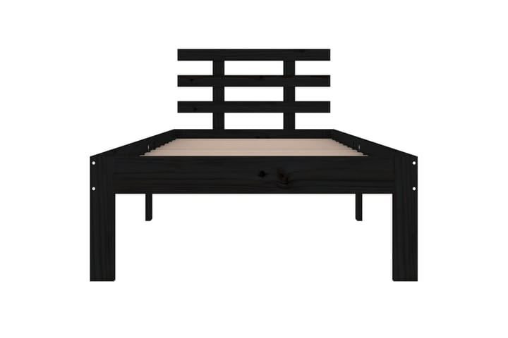 Sengeramme svart heltre 100x200 cm - Svart - Møbler - Senger - Sengeramme & sengestamme