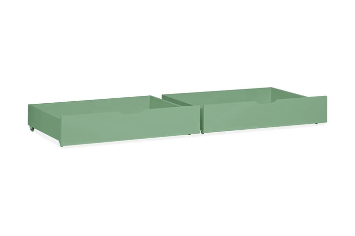 Boks Basic 90x200 cm 2-pk Grønn - Hoppekids - Møbler - Senger - Sengetilbehør - Oppbevaring til senger