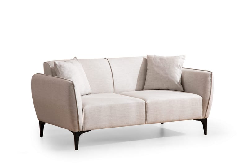 Sofa 2-seters Wangaratta - Hvit - Møbler - Sofaer - 2 seter sofa