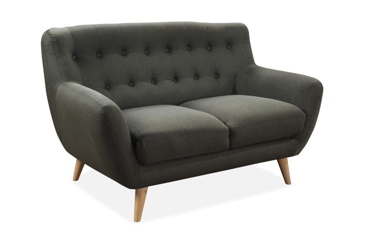 Sofa RIHANNA 2-seter 140x84xH87cm grå - Møbler - Sofaer - 2 seter sofa