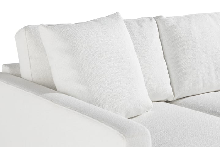 3-seters sofa Lekker med dekorative puter - Hvit - Møbler - Sofaer - 3 seter sofa