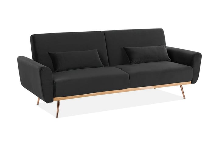 Sofa Eina - Svart - Møbler - Sofaer - 3 seter sofa