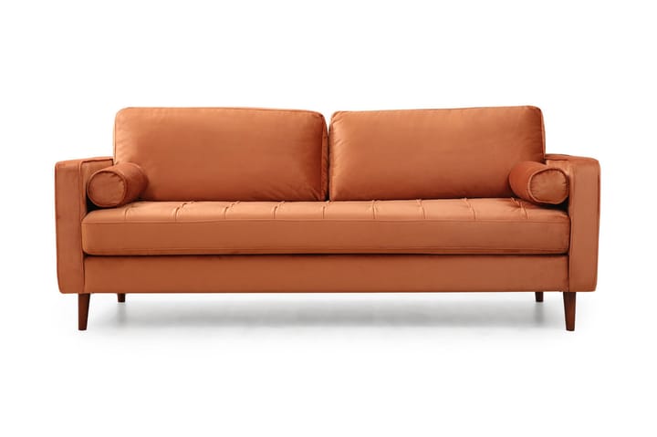 Sofa Puento 3-seters - Oransje - Møbler - Sofaer - 3 seter sofa