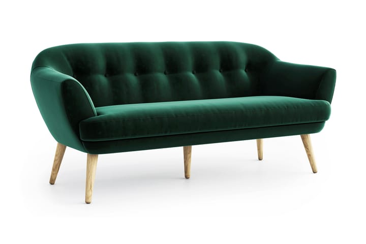 Sofa Xiao 3-seter - Grønn - Møbler - Sofaer - 3 seter sofa