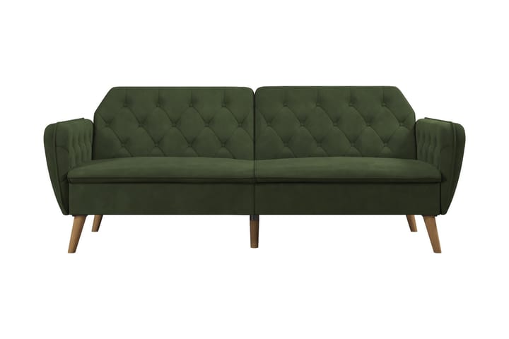 2-seters Sovesofa TallulaH Fløyel/Mørkegrønn - Novogratz - Møbler - Sofaer - 2 seter sofa