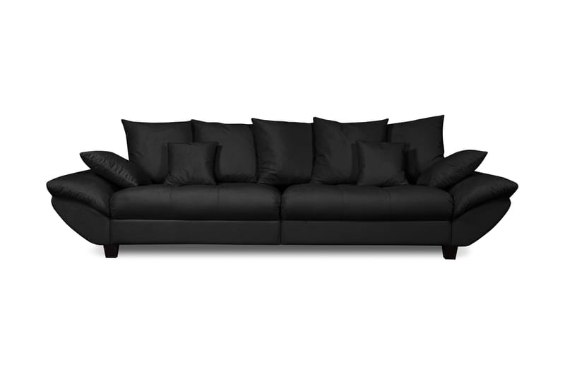 3-seters Fløyelssofa Fanstero - Mørkegrå - Møbler - Sofaer - 3 seter sofa