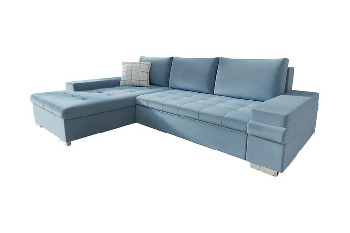 Bangkok Hjørnesofa Mini - Blå - Møbler - Sofaer - 3 seter sofa