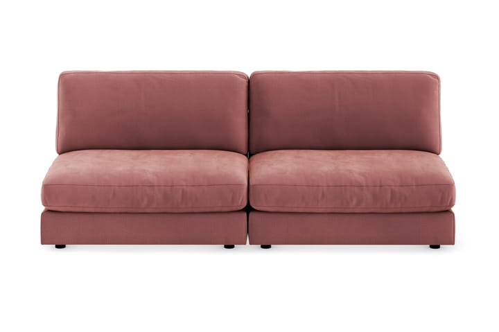 Modulsofa Aspen 3-seter Fløyel - Rosa - Møbler - Sofaer - 3 seter sofa