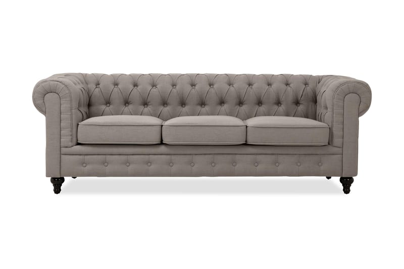 Sofa Walton Lyx 3-seter - Grå - Møbler - Sofaer - Sofatilbehør - Rengjøring sofa - Møbelpleie til stoffmøbler