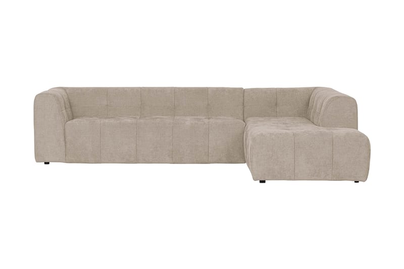 4-seters sofa Oryol Høyre - Sand - Møbler - Sofaer - Sofaer med sjeselong