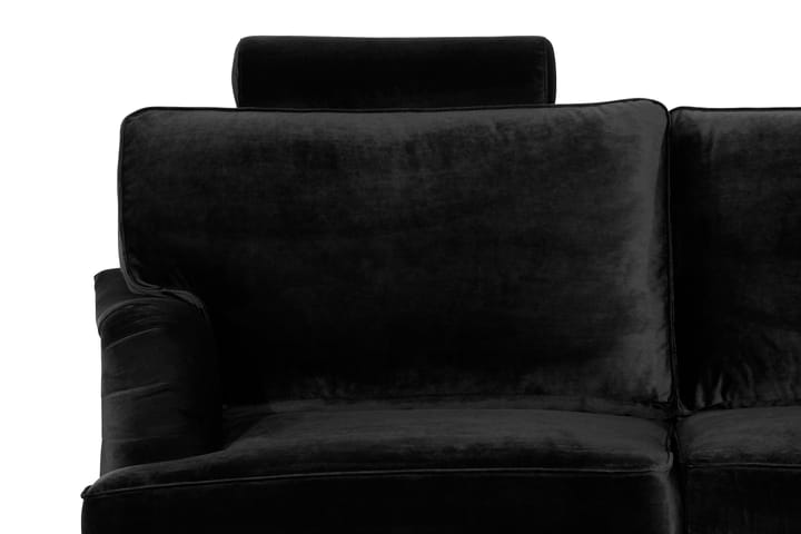 Nakketøtte Oxford Classic Fløyel - Svart - Møbler - Sofaer - Sofatilbehør - Nakkestøtte sofa