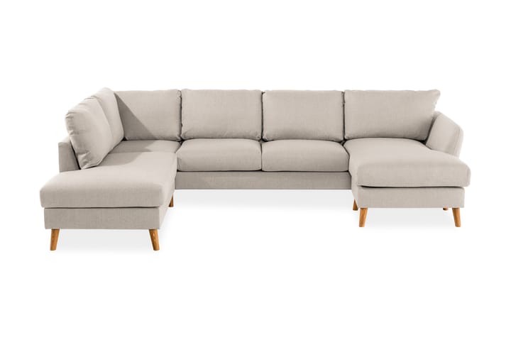 U-sofa Colt med Divan Høyre - Beige - Møbler - Sofaer - 3 seter sofa