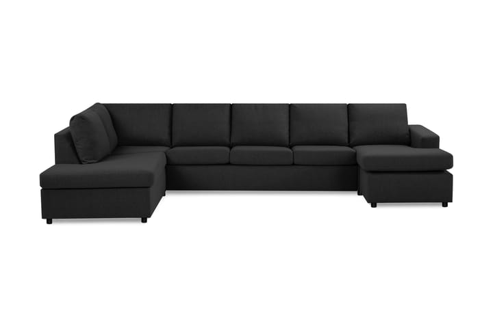 U-sofa Nevada XL Divan Høyre - Antrasitt - Møbler - Senger - Kontinentalsenger