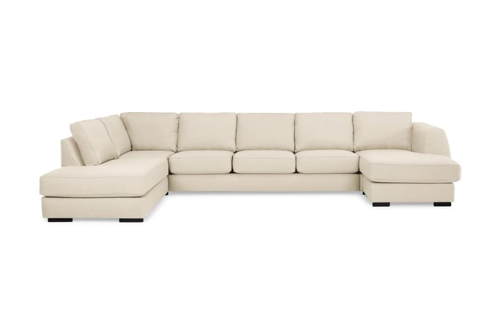 U-sofa Ontario Large med Divan Høyre - Beige - Møbler - Sofaer - U-sofa