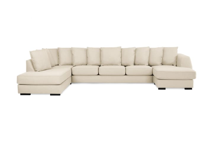 U-sofa Ontario Large med Divan Høyre inkl. Konvoluttputer - Beige - Møbler - Sofaer - U-sofa