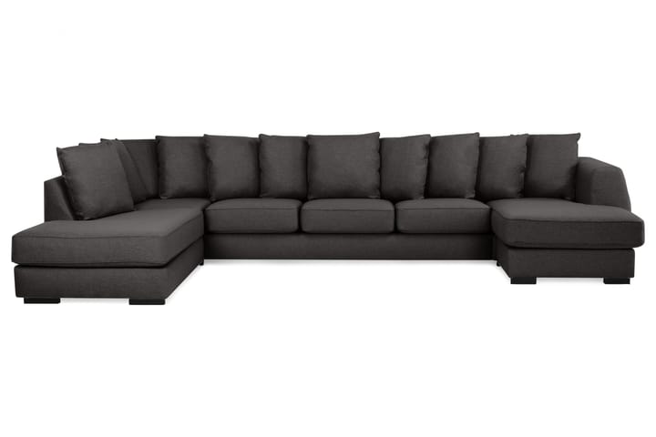 U-sofa Ontario Large med Divan Høyre inkl. Konvoluttputer