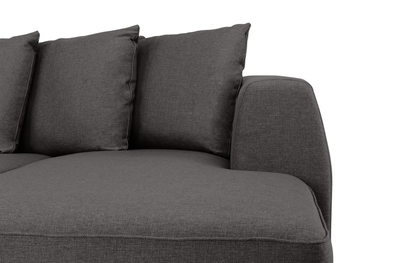 U-sofa Ontario med Divan Høyre inkl. Konvoluttputer - Mørkgrå - Møbler - Sofaer - U-sofa