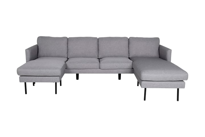 U-sofa Shebela - Stålgrå - Møbler - Sofaer - Sofaer med sjeselong