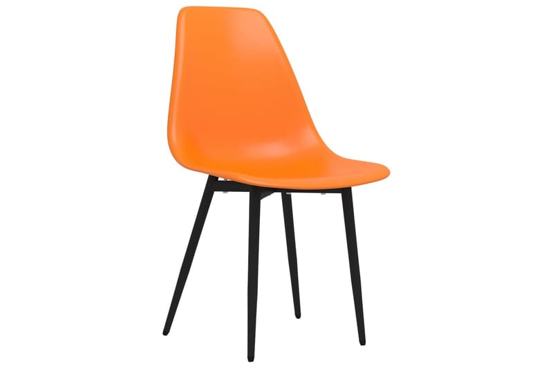 Spisestoler 4 stk oransje PP - Oransj - Møbler - Stoler - Spisestuestoler & kjøkkenstoler