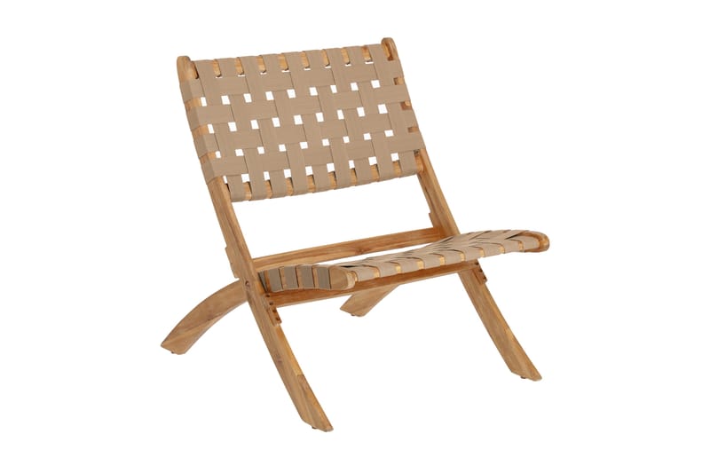 Klappstol Chabeli Akasie/Beige - La Forma - Møbler - Stoler - Klappstol & stablingsbare stoler
