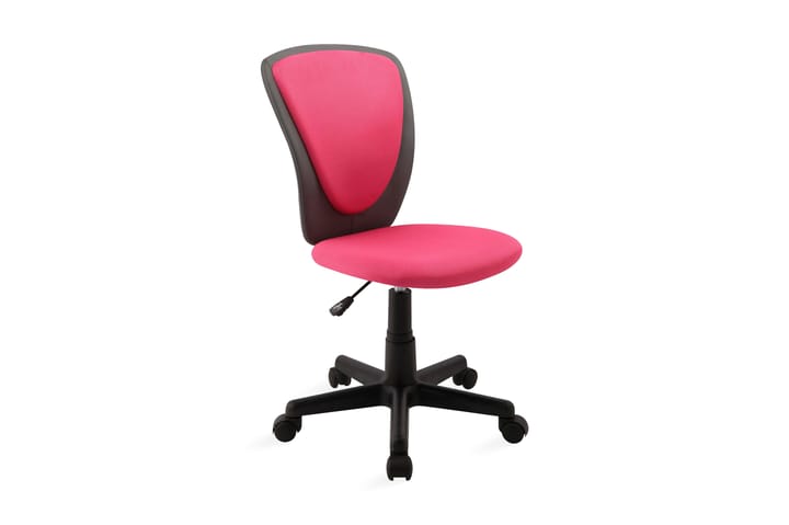Kontorstol BIANCA 42x51xH82-94 farge: rosa / mørkegrå - Møbler - Stoler - Kontorstol & skrivebordsstol