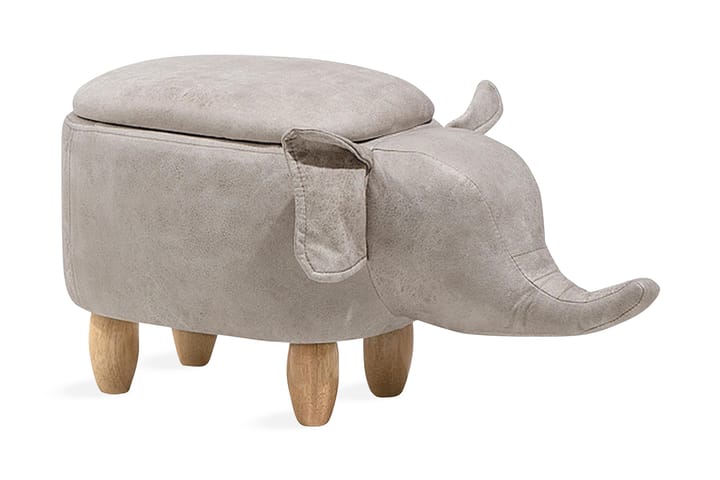 Puff Elephant 70 cm - Grå - Møbler - Stoler - Krakk - Puff