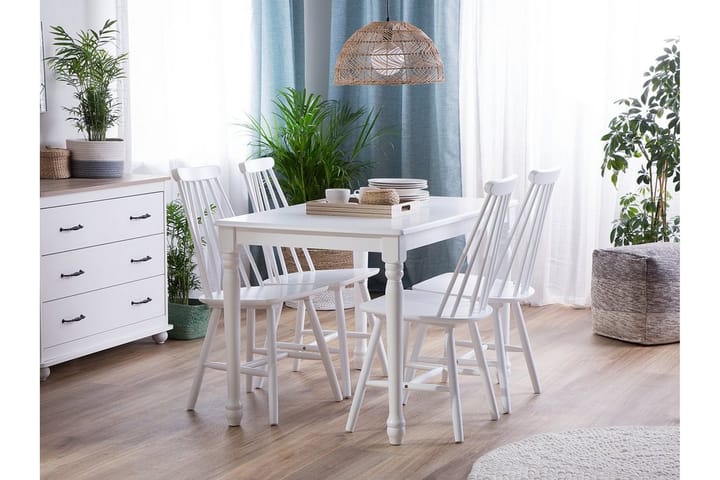 Stols Burbank 2-pk - Hvit - Møbler - Stoler - Spisestuestoler & kjøkkenstoler
