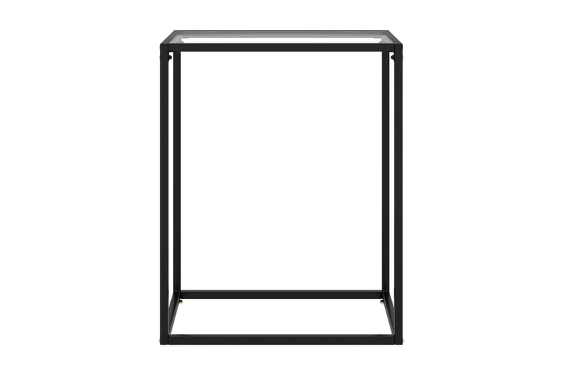 Konsollbord gjennomsiktig 60x35x75 cm herdet glass - Gjennomsiktig - Møbler - Bord - Avlastningsbord & sidobord