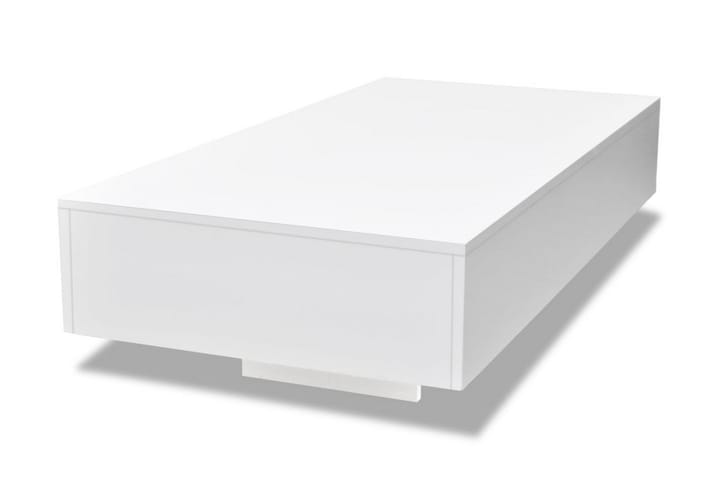 Salongbord hvit høyglans - Hvit - Møbler - Bord - Sofabord