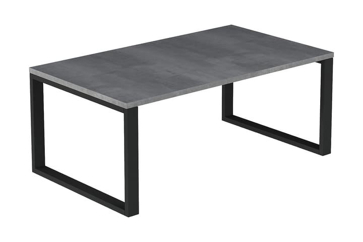 Sofabord Monteith 90 cm - Betonggrå/Svart - Møbler - Bord - Sofabord
