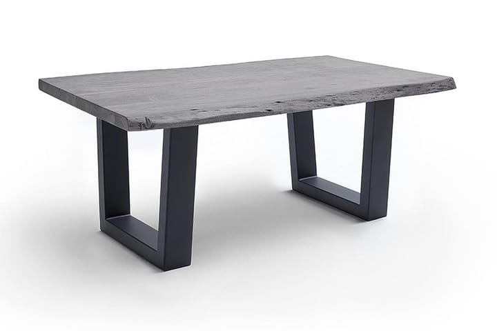 Sofabord Pomaire 110 cm Ben T-form - Akasie / grå / antrasitt - Møbler - Bord - Sofabord