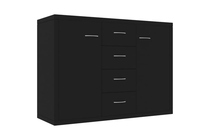 Skjenk svart 88x30x65 cm sponplate - Svart - Møbler - Oppbevaring - Sideboard & skjenk