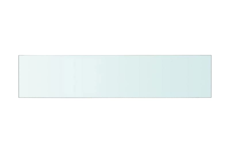 Hyllepanel klart glass 60x12 cm - Gjennomsiktig - Oppbevaring - Garderober & garderobesystem - Garderobeinnredning - Hylleplan til garderobe