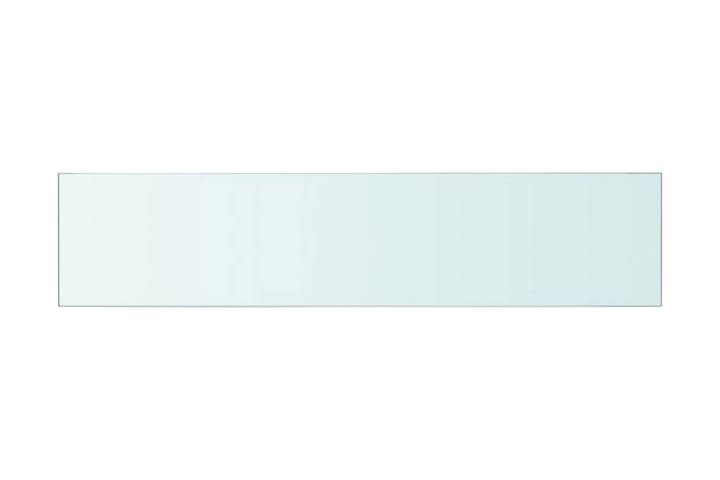 Hyllepanel klart glass 60x12 cm - Gjennomsiktig - Oppbevaring - Garderober & garderobesystem - Garderobeinnredning - Hylleplan til garderobe