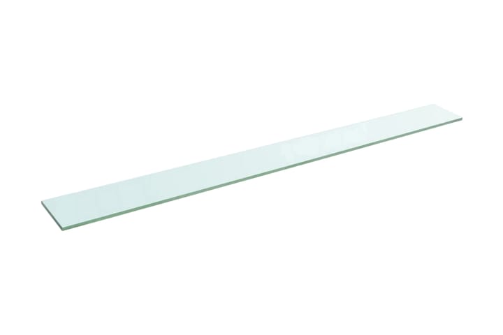 Hyllepaneler 2 stk klart glass 110x12 cm - Oppbevaring - Hylle - Hylleplan & hyllekonsoll
