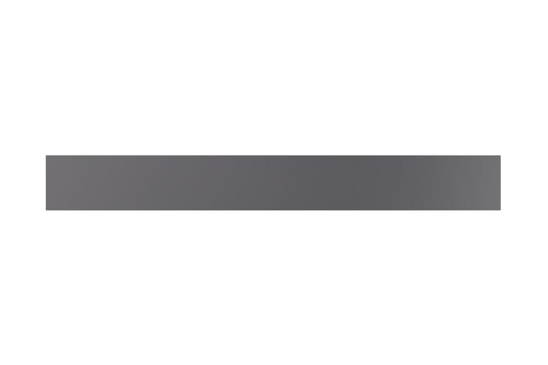 Hylleplater 4 stk høyglans grå 80x10x1,5 cm sponplate - Grå - Oppbevaring - Garderober & garderobesystem - Garderobeinnredning - Hylleplan til garderobe