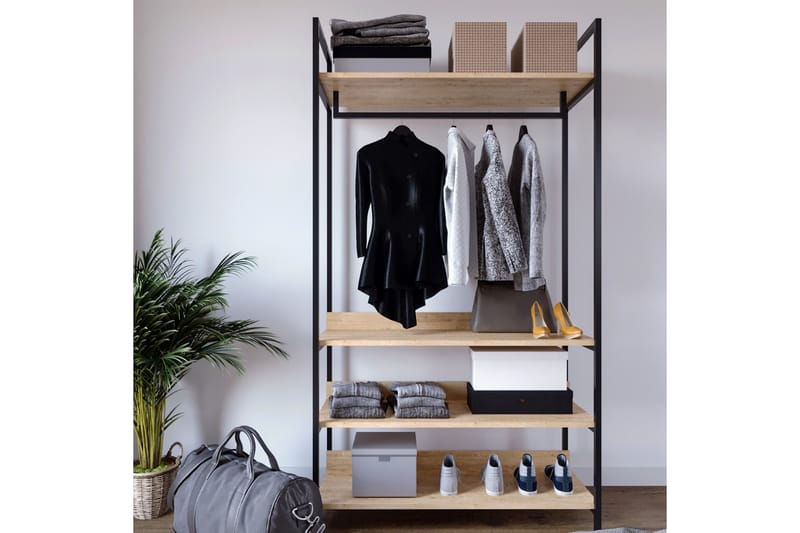 Garderobe Trendel 100x40 cm - Natur - Oppbevaring - Garderober & garderobesystem