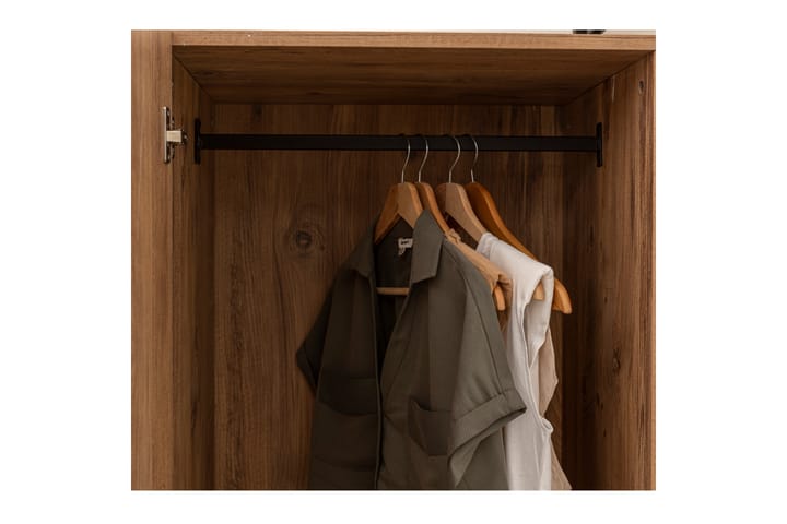 Garderobeskap Anera 52x104 cm - Natur - Oppbevaring - Garderober & garderobesystem