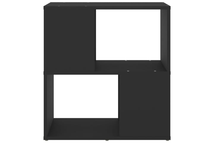 Bokhylle svart 60x24x63 cm sponplate - Svart - Oppbevaring - Hylle - Bokhylle