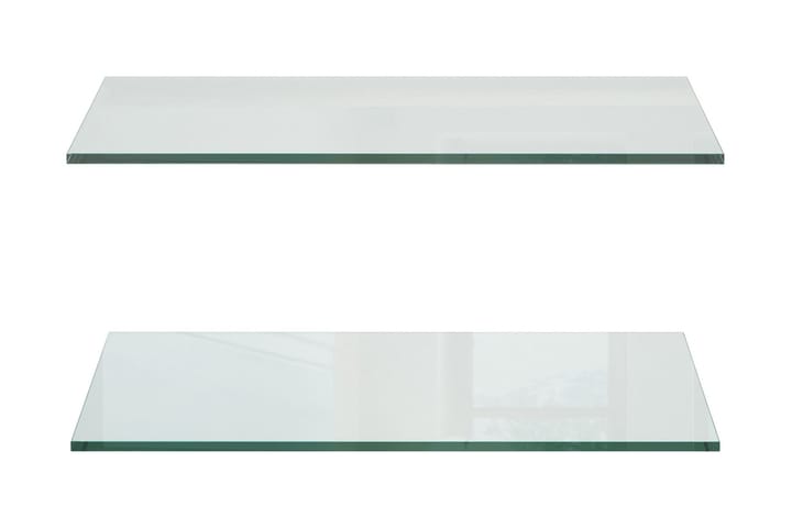 Glasshyller Nikidemus 37 cm 2-pk - Glass - Oppbevaring - Hylle - Vegghylle