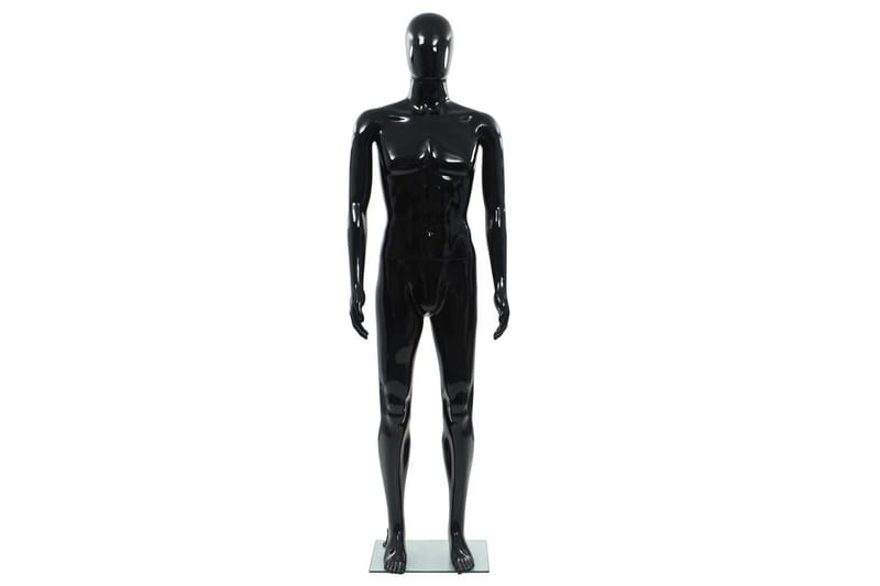 Full-body mannlig utstillingsdukke m. glass base 185cm - Oppbevaring - Kles oppbevaring - Kleshengere & knaggrekker - Herrebetjent