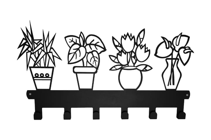 Blomster Henger - Homemania - Oppbevaring - Kles oppbevaring - Kleshengere & knaggrekker - Knagger