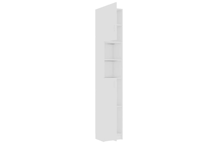 Baderomsskap hvit 32x25,5x190 cm sponplate - Oppbevaring - Oppbevaring til baderom - Baderomsskap