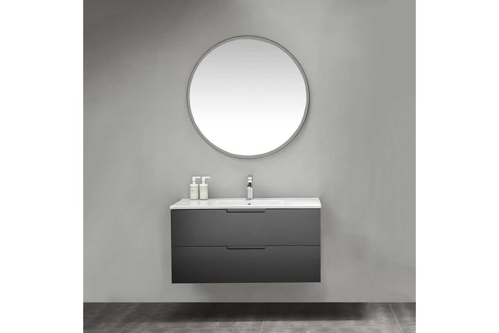 Møbelpakke Bathlife Glädje med Speil 1000 - Svart - Oppbevaring - Oppbevaring til baderom - Komplette møbelpakker