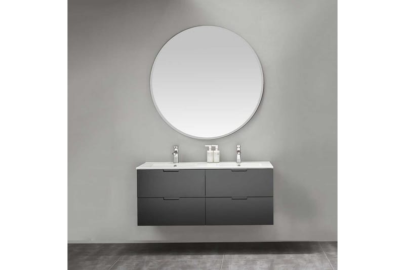 Møbelpakke Bathlife Glädje med Speil 1200 - Svart - Oppbevaring - Oppbevaring til baderom - Servantskap & kommode