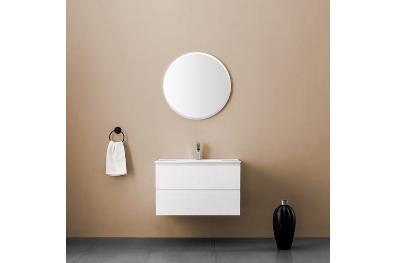 Møbelpakke Eufori inkl. speil - Hvit - Oppbevaring - Oppbevaring til baderom - Komplette møbelpakker